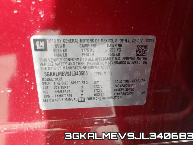 3GKALMEV9JL340683 фото 2