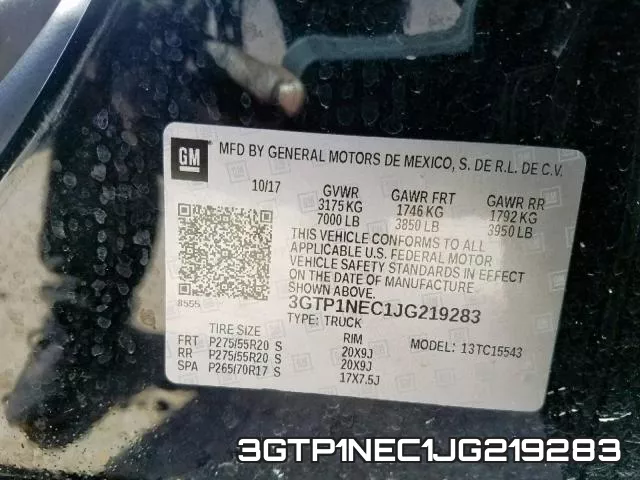 3GTP1NEC1JG219283 фото 2