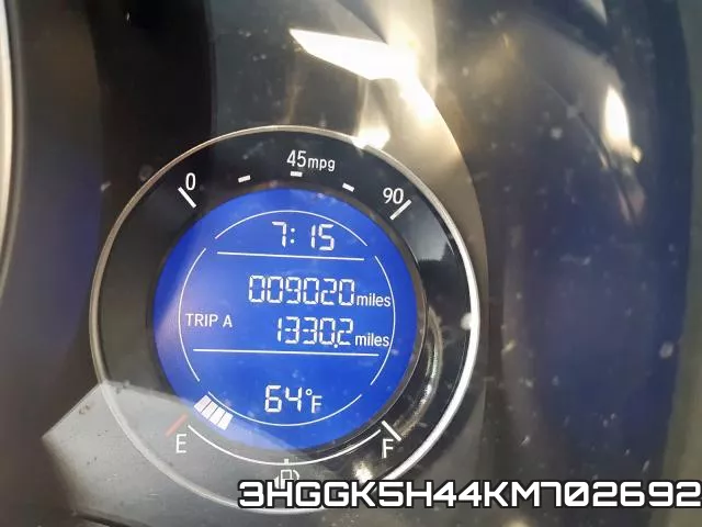 3HGGK5H44KM702692 фото 9