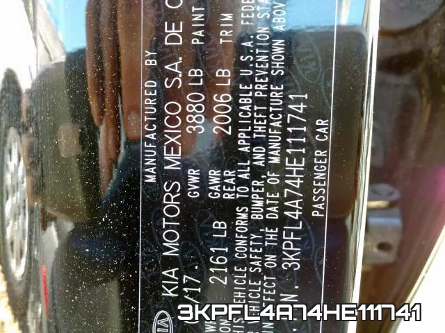 3KPFL4A74HE111741 фото 2
