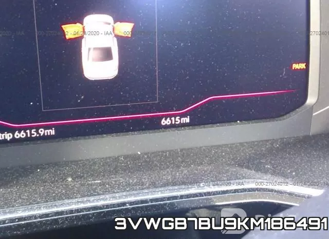 3VWGB7BU9KM186491 фото 8