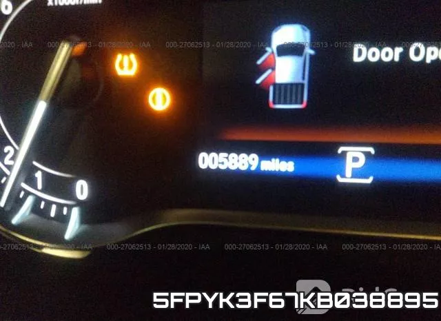 5FPYK3F67KB038895 фото 8