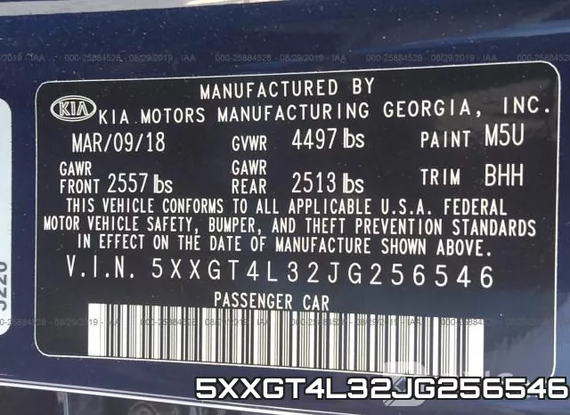 5XXGT4L32JG256546 фото 10
