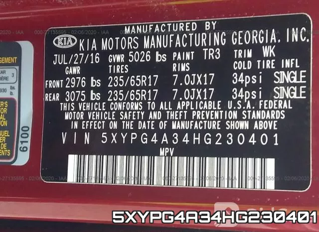 5XYPG4A34HG230401 фото 10