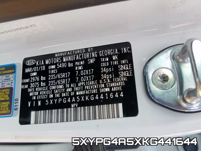 5XYPG4A5XKG441644 фото 2