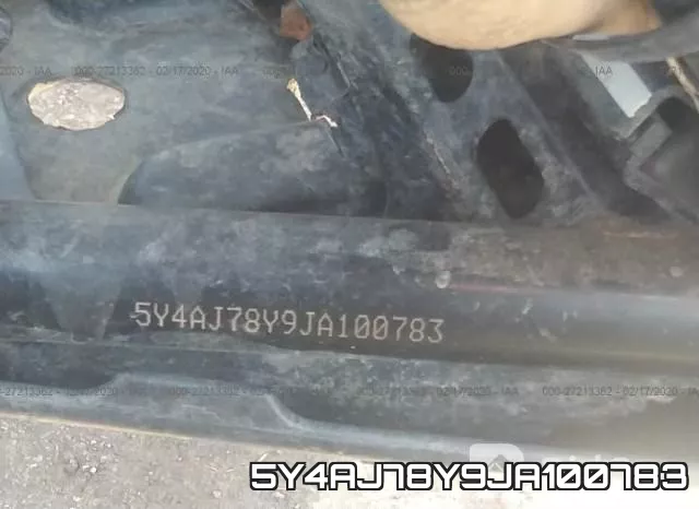 5Y4AJ78Y9JA100783 фото 2