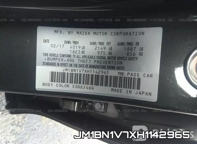 JM1BN1V7XH1142965 фото 10