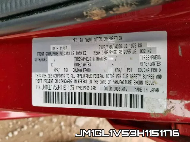 JM1GL1V53H1151176 фото 2