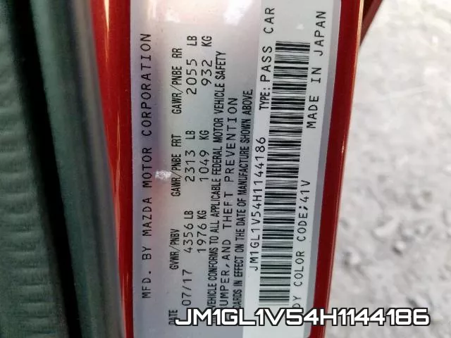 JM1GL1V54H1144186 фото 2