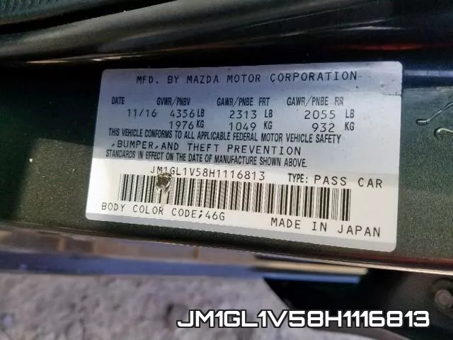 JM1GL1V58H1116813 фото 2