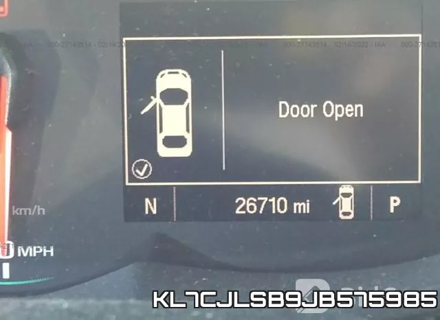 KL7CJLSB9JB575985 фото 8