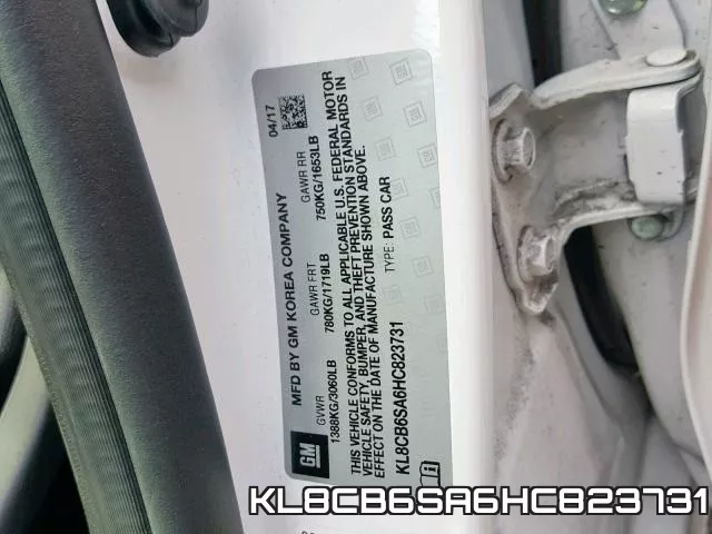 KL8CB6SA6HC823731 фото 2