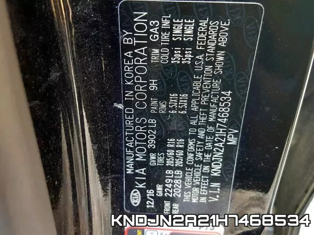 KNDJN2A21H7468534 фото 2