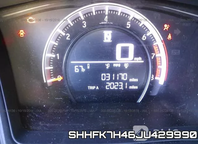 SHHFK7H46JU429990 фото 8
