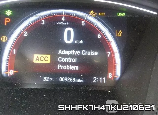 SHHFK7H47KU210621 фото 8