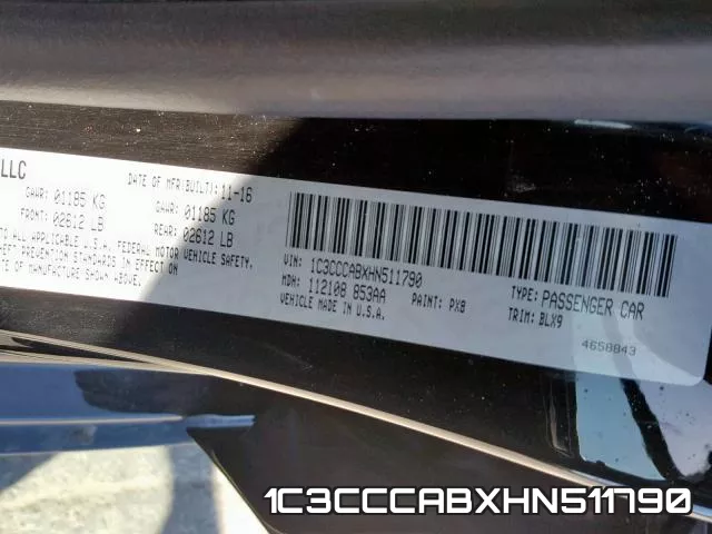 1C3CCCABXHN511790 фото 2