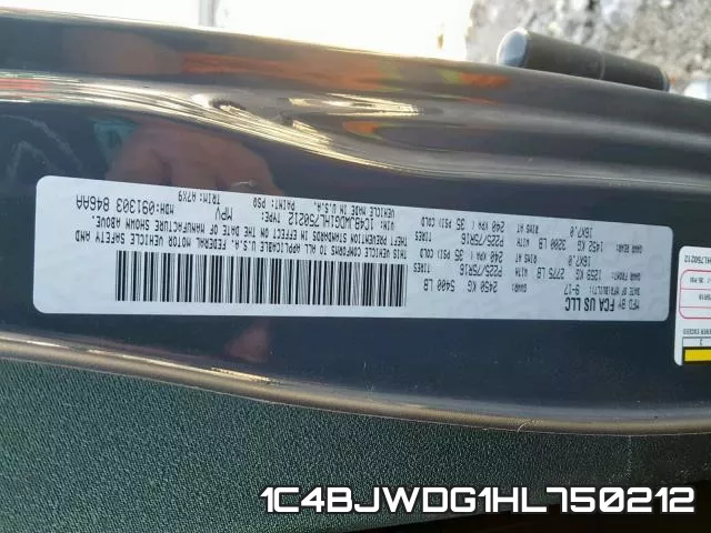 1C4BJWDG1HL750212 фото 2