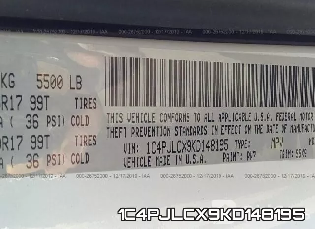 1C4PJLCX9KD148195 фото 10