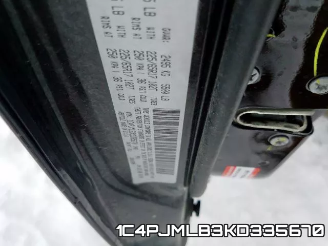 1C4PJMLB3KD335670 фото 2