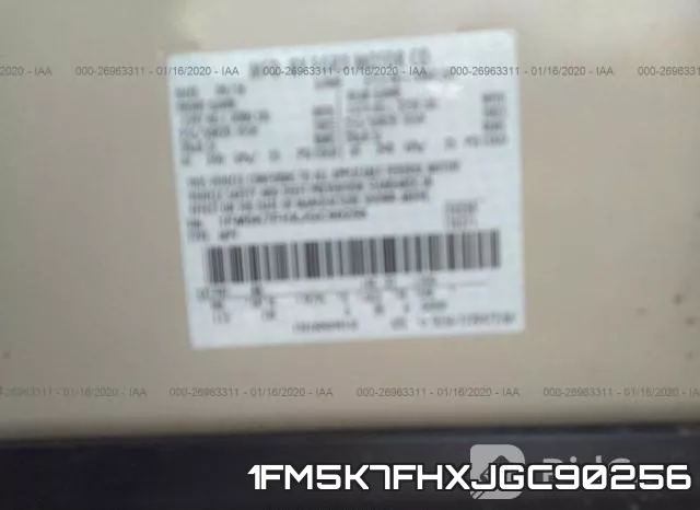 1FM5K7FHXJGC90256 фото 10