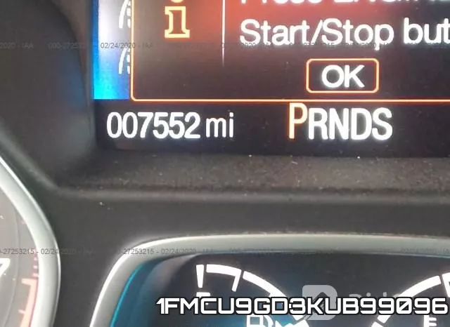 1FMCU9GD3KUB99096 фото 8