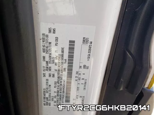 1FTYR2CG6HKB20141 фото 2
