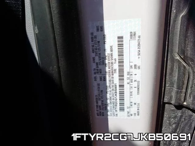 1FTYR2CG7JKB50691 фото 2