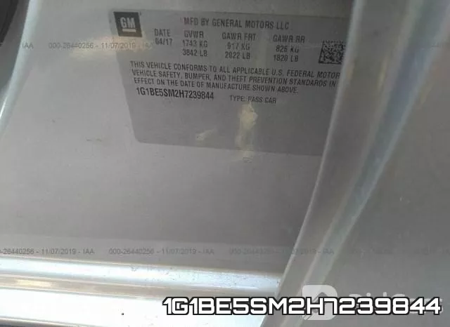 1G1BE5SM2H7239844 фото 10