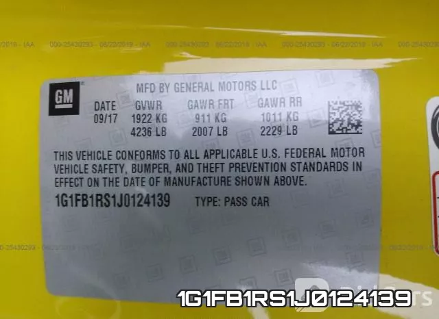 1G1FB1RS1J0124139 фото 10