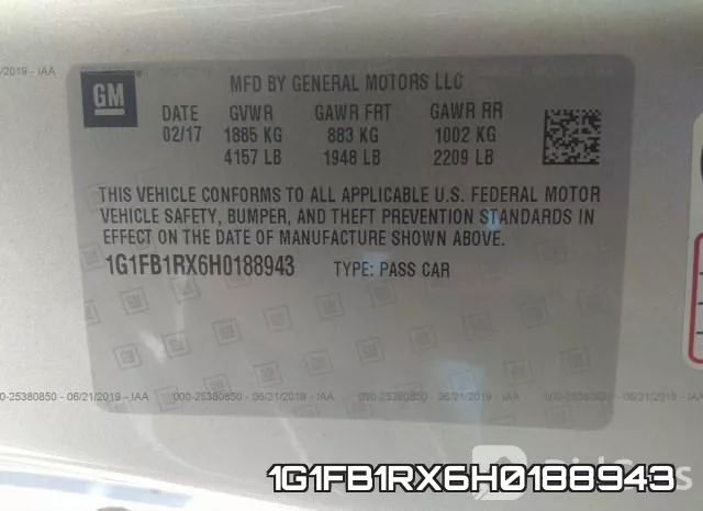 1G1FB1RX6H0188943 фото 10
