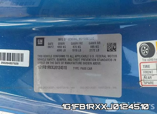 1G1FB1RXXJ0124510 фото 10