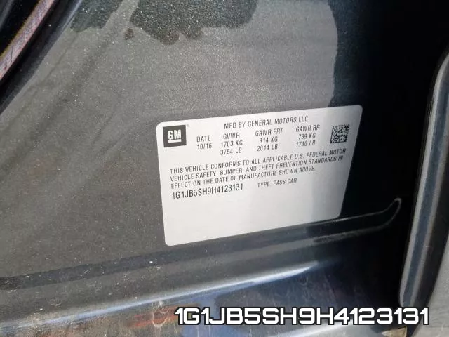 1G1JB5SH9H4123131 фото 2