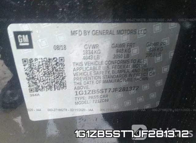 1G1ZB5ST7JF281372 фото 10