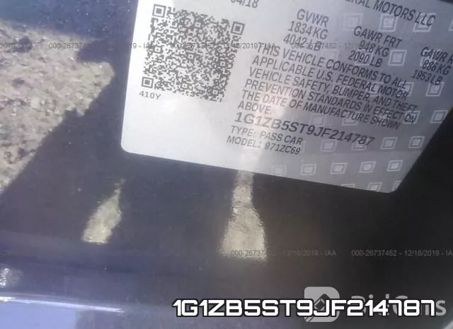 1G1ZB5ST9JF214787 фото 10