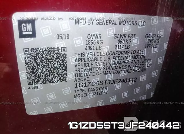 1G1ZD5ST3JF240442 фото 10