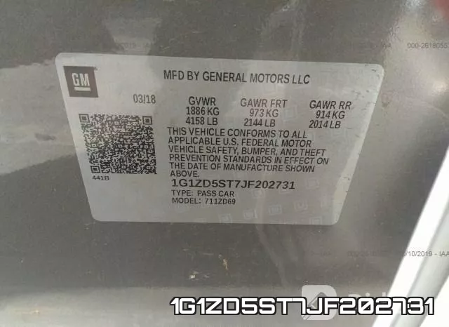 1G1ZD5ST7JF202731 фото 10