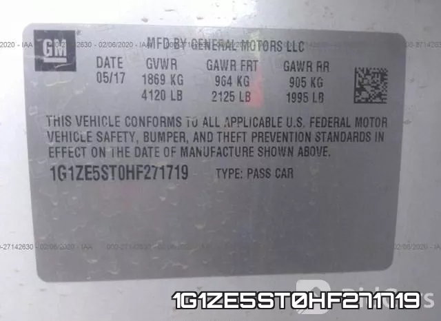 1G1ZE5ST0HF271719 фото 10