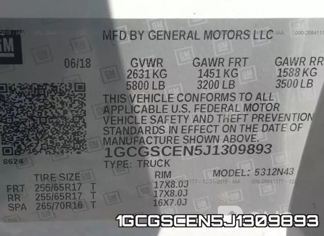 1GCGSCEN5J1309893 фото 10
