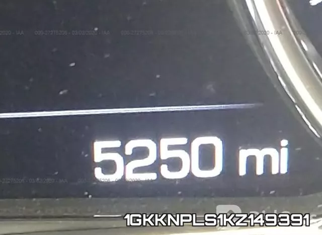 1GKKNPLS1KZ149391 фото 8