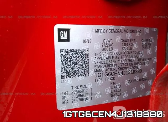 1GTG6CEN4J1318380 фото 10