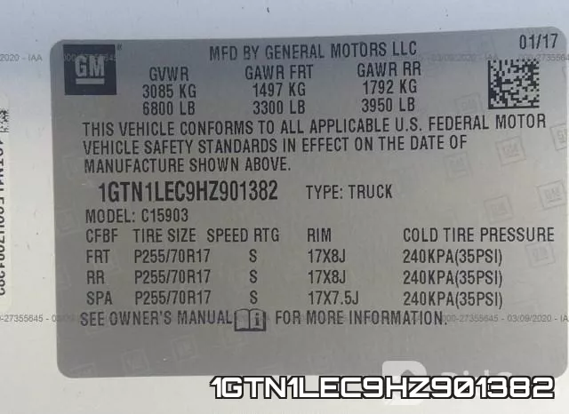 1GTN1LEC9HZ901382 фото 10
