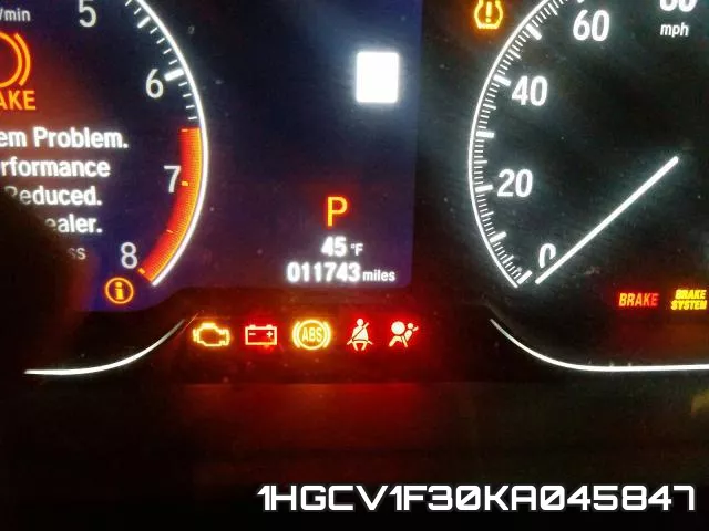 1HGCV1F30KA045847 фото 9