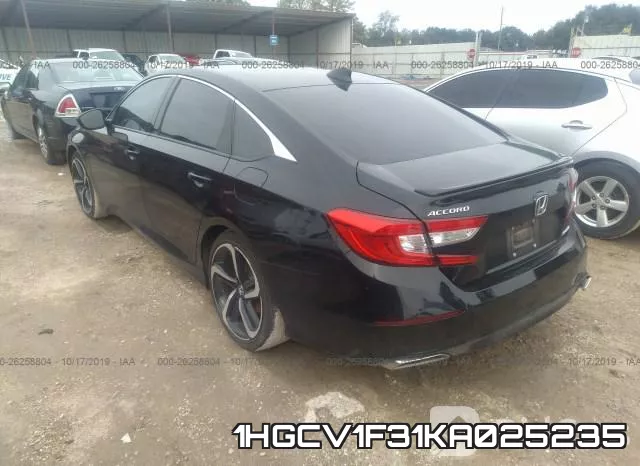 1HGCV1F31KA025235 фото 4