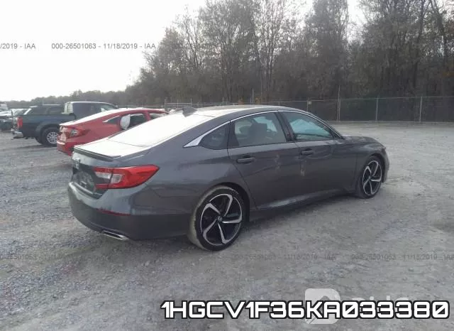 1HGCV1F36KA033380 фото 5