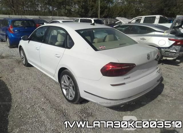 1VWLA7A30KC003510 фото 4