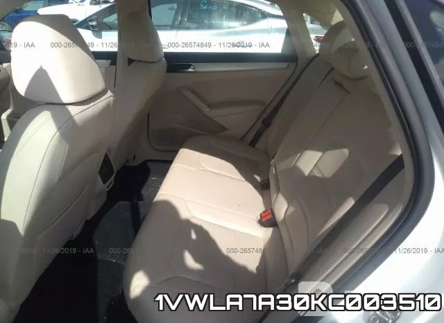 1VWLA7A30KC003510 фото 9
