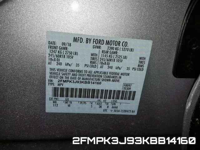 2FMPK3J93KBB14160 фото 2