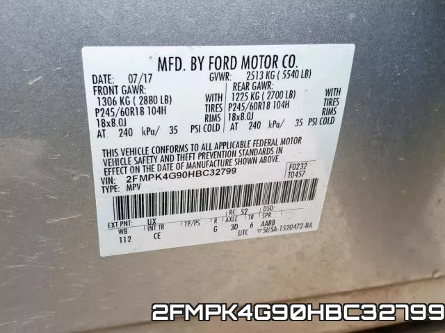 2FMPK4G90HBC32799 фото 2