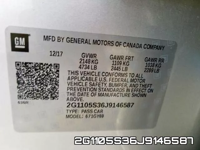 2G1105S36J9146587 фото 2