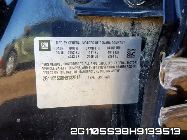 2G1105S38H9133513 фото 2
